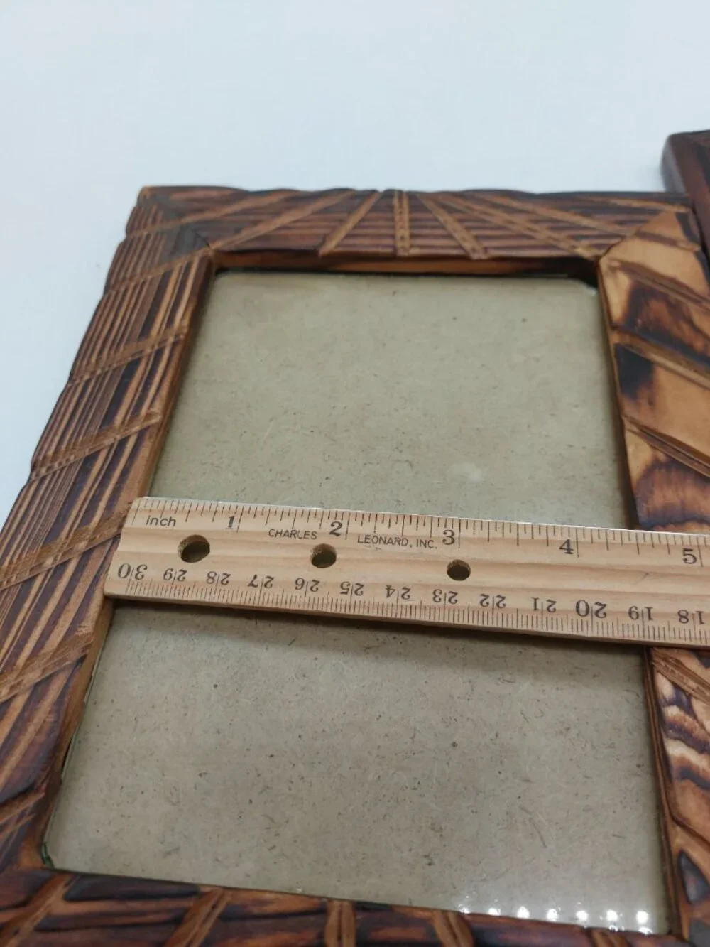 Artmark Chicago Wood Photo Frame Set Of 2 Carved Look